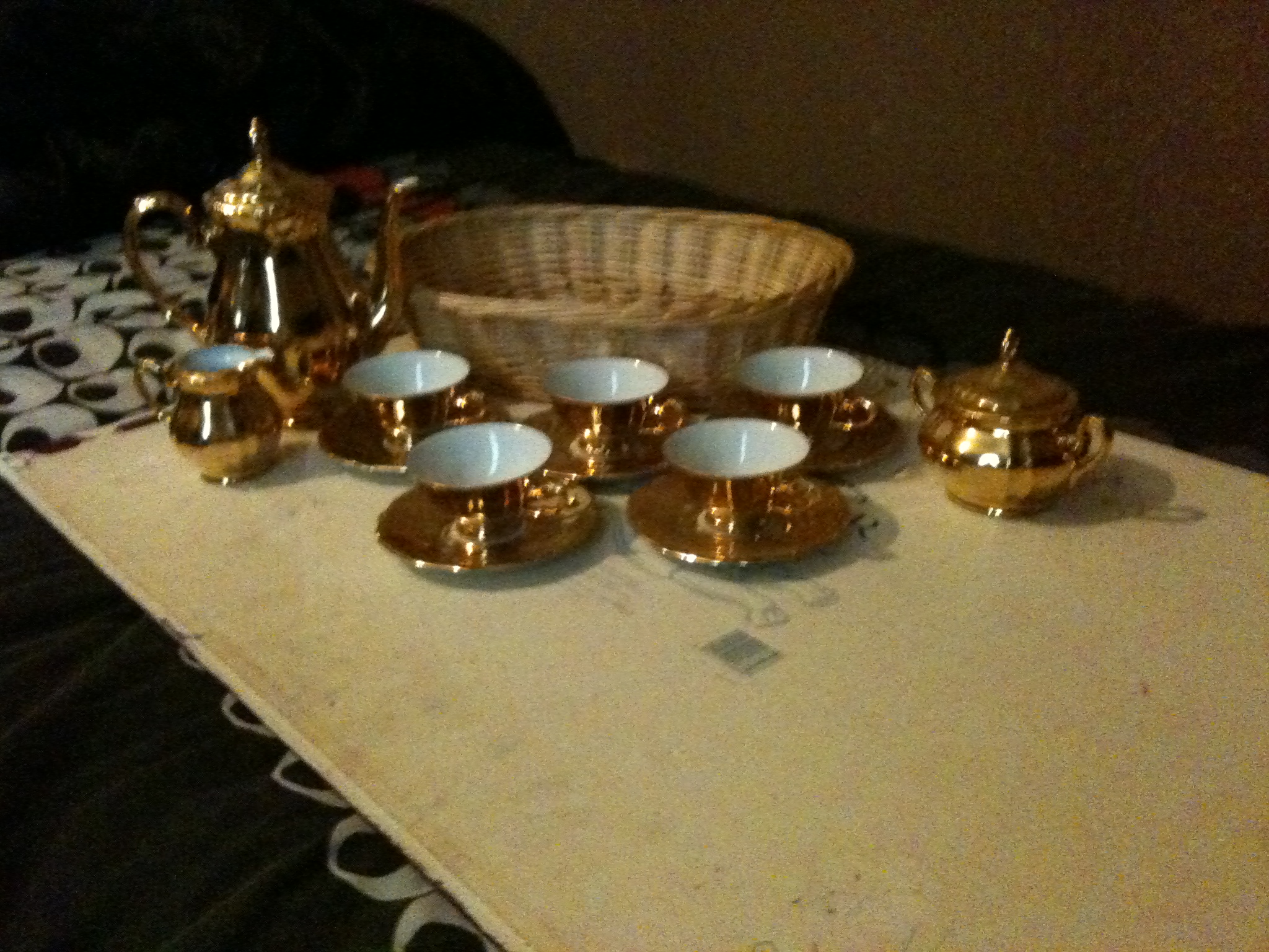 bareuther bavaria gold 15 peice tea set InstAppraisal